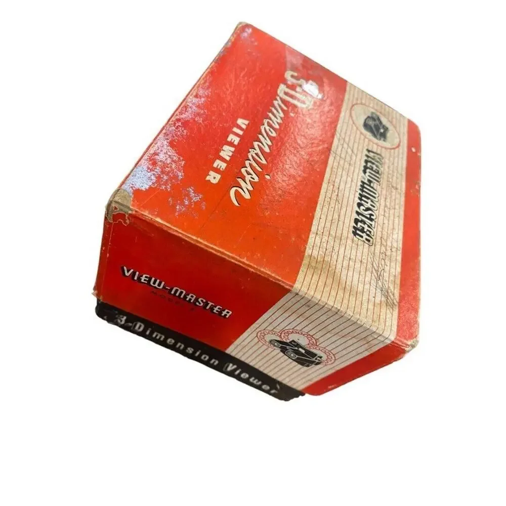 Sawyer's Vintage Model E ViewMaster With Box Six Reels Circus Tarzan
